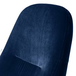 Sessel Rivel Samt - Marineblau