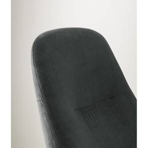 Fauteuil Rivel velours - Gris