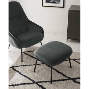 Fauteuil Rivel velours - Gris