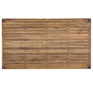 Tuintafel Bayton Bruin - Massief hout - 160 x 72 x 85 cm