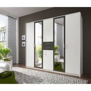 Cadre d’armoire Diver Blanc / Graphite - Largeur : 228 cm