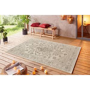 Outdoorteppich Navarino Kunstfaser - Creme - 120 x 170 cm