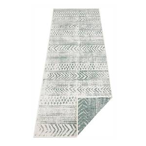 Tapis de couloir Biri Polypropylène - Vert turquoise - 80 x 250 cm