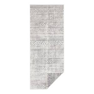 Tapis de couloir Biri Polypropylène - Taupe - 80 x 250 cm