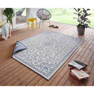 Tapis extérieur Leyte Polypropylène - Bleu jean - 200 x 290 cm