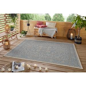 Tapis extérieur Anjara Fibres synthétiques - Bleu ciel - 160 x 230 cm