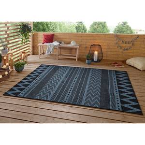 Tapis extérieur Sidon Fibres synthétiques - Bleu foncé - 200 x 290 cm