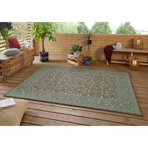 Tapis extérieur Konya Fibres synthétiques - Vert - 140 x 200 cm