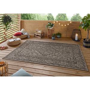 Tapis extérieur Tyros Fibres synthétiques - Gris sable - 200 x 290 cm