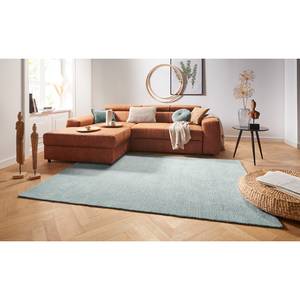 Laagpolig vloerkleed Supersoft geweven stof - Mintgrijs - 200 x 290 cm