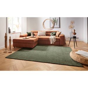 Kurzflorteppich Supersoft Webstoff - Khaki - 200 x 290 cm