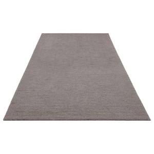 Laagpolig vloerkleed Supersoft geweven stof - Donkergrijs - 160 x 230 cm