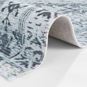Laagpolig vloerkleed Warja textielmix - grijs - 120 x 180 cm