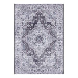 Tapis Sylla Tissu - Gris - 80 x 150 cm