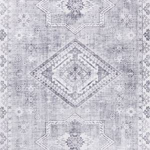 Tapis de couloir Gratia Tissu - Gris lumineux