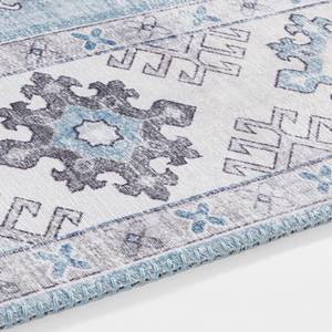 Tapis de couloir Gratia Tissu - Bleu jean