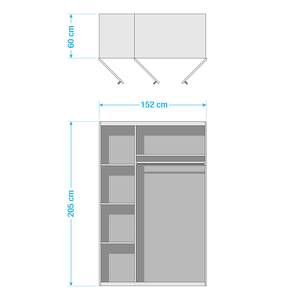 Drehtürenschrank Landvetter Kernbuche teilmassiv - Breite: 152 cm