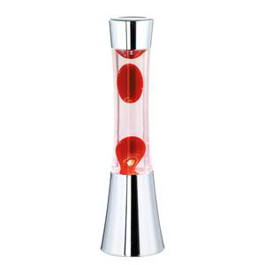 Lampe Lava IV Verre transparent / Aluminium - 1 ampoule