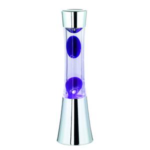 LED-tafellamp Lava VII transparant glas / aluminium - 1 lichtbron
