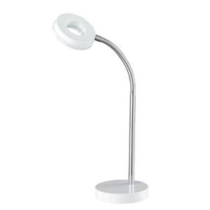 Lampe Rennes Matière plastique / Chrome - 1 ampoule - Blanc