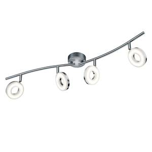 LED-plafondlamp Rennes II glas / chroom - 4 lichtbronnen