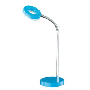 LED-tafellamp Rennes kunststof / chroom - 1 lichtbron - Blauw