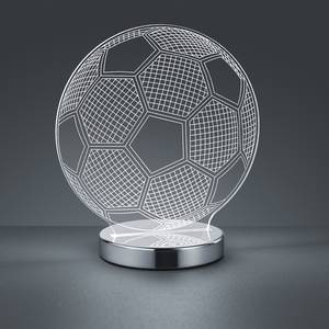 LED-tafellamp Ball kunststof / chroom - 1 lichtbron