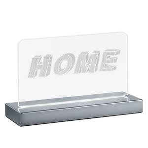 LED-Tischleuchte Home Kunststoff / Chrom - 1-flammig