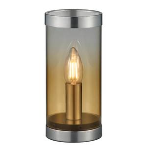 Tischleuchte Cosy Klarglas / Aluminium - 1-flammig - Beige
