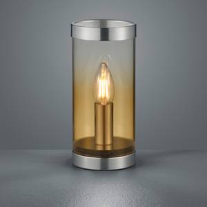 Tafellamp Cosy transparant glas / aluminium - 1 lichtbron - Beige