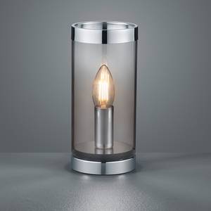 Tafellamp Cosy transparant glas / aluminium - 1 lichtbron