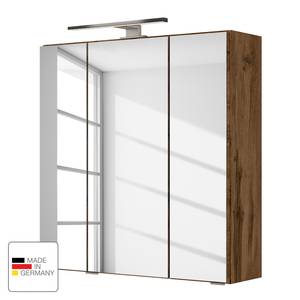 Spiegelschrank Tira Inklusive Beleuchtung - Wotaneiche Dekor - Breite: 60 cm
