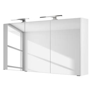 Armoire de toilette Tira Éclairage inclus - Blanc - Largeur : 120 cm