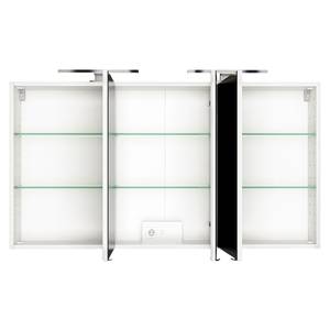Spiegelschrank Tira Inklusive Beleuchtung - Weiß - Breite: 120 cm