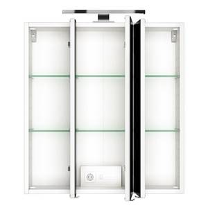 Spiegelschrank Tira Inklusive Beleuchtung - Weiß - Breite: 60 cm