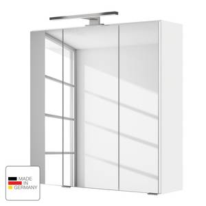 Spiegelschrank Tira Inklusive Beleuchtung - Weiß - Breite: 60 cm