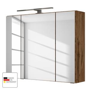 Spiegelschrank Tira Inklusive Beleuchtung - Wotaneiche Dekor - Breite: 80 cm