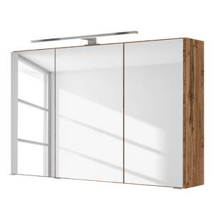 Spiegelkast Tira inclusief verlichting - Eikenhoutlook wotan - Breedte: 100 cm
