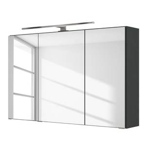 Spiegelkast Tira inclusief verlichting - Grafiet - Breedte: 100 cm