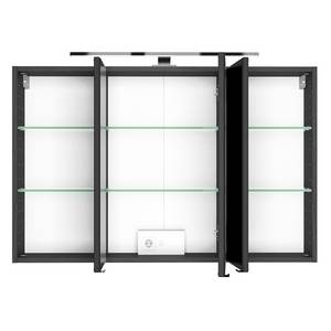 Spiegelschrank Tira Inklusive Beleuchtung - Graphit - Breite: 100 cm