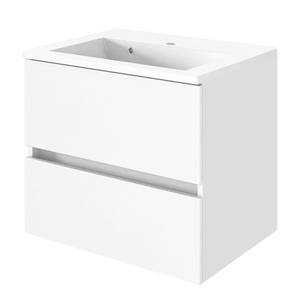 Meuble avec vasque Tira Blanc mat - Largeur : 60 cm