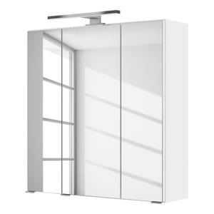 Salle de bain Tira (2 éléments) Éclairage inclus - Blanc mat - Largeur : 60 cm