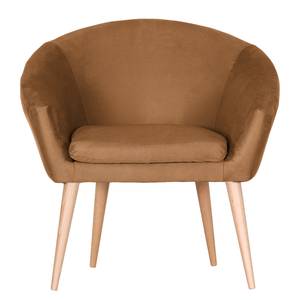 Fauteuil Tippytoe VI antieke leerlook - Camelkleurig