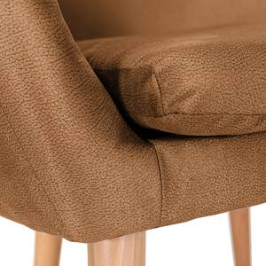 Fauteuil Tippytoe VI antieke leerlook - Camelkleurig