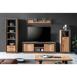 Buffet Weldon Acacia massif / Placage en pierre / Acacia / Noir