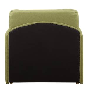 Fauteuill convertible Disley II Tissu - Vert pistache - Avec accoudoirs