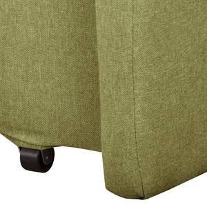 Fauteuill convertible Disley II Tissu - Vert pistache - Avec accoudoirs