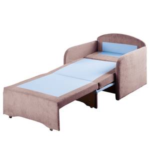 Fauteuill convertible Disley IV Tissu - Mauve - Avec accoudoirs