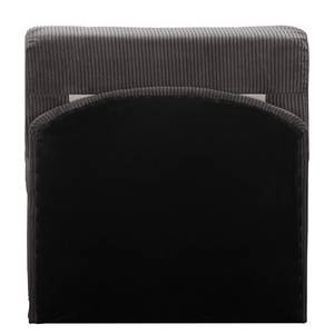 Fauteuill convertible Disley IV Tissu - Gris foncé - Sans accoudoirs