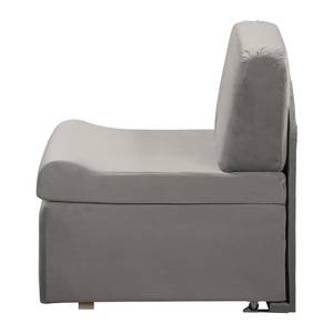 Fauteuill convertible Disley III Microfibre - Gris - Sans accoudoirs